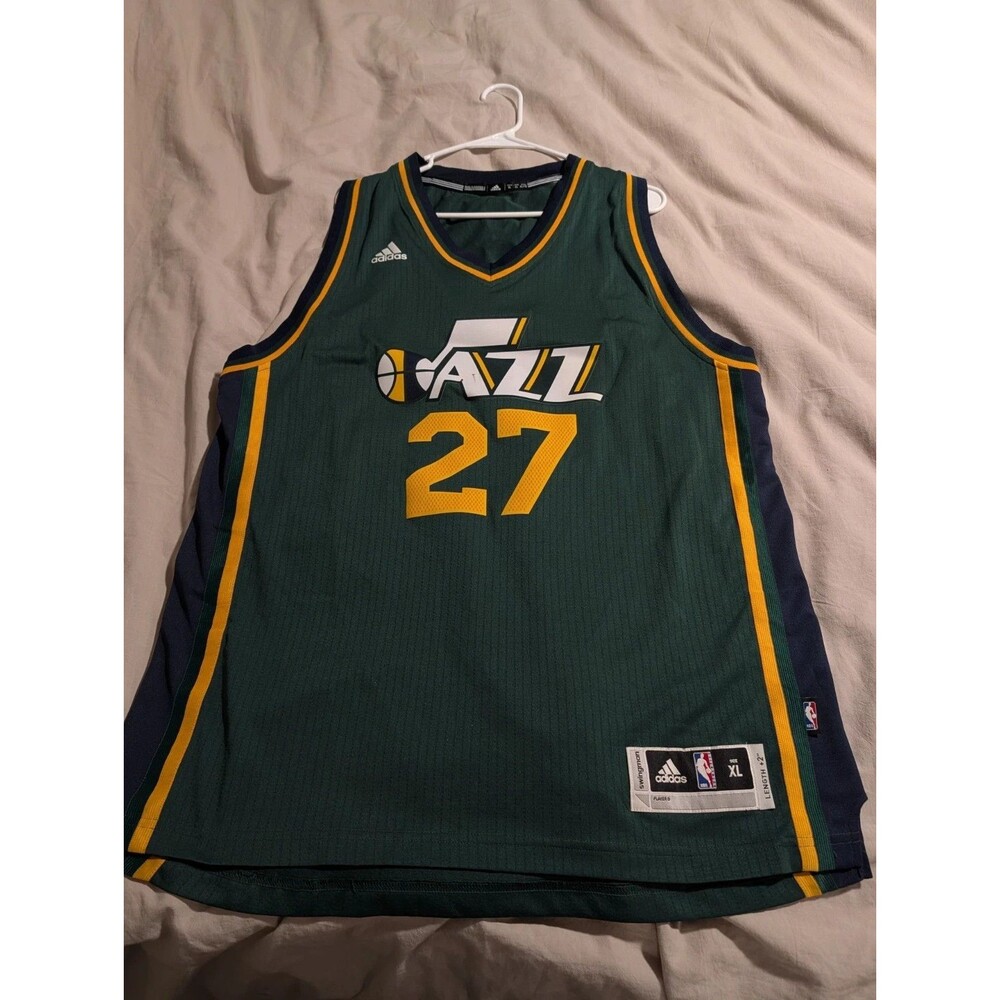 NBA Utah Jazz Rudy Gobert #27 2016 Adidas Alternate Green Jersey Men's Size XL